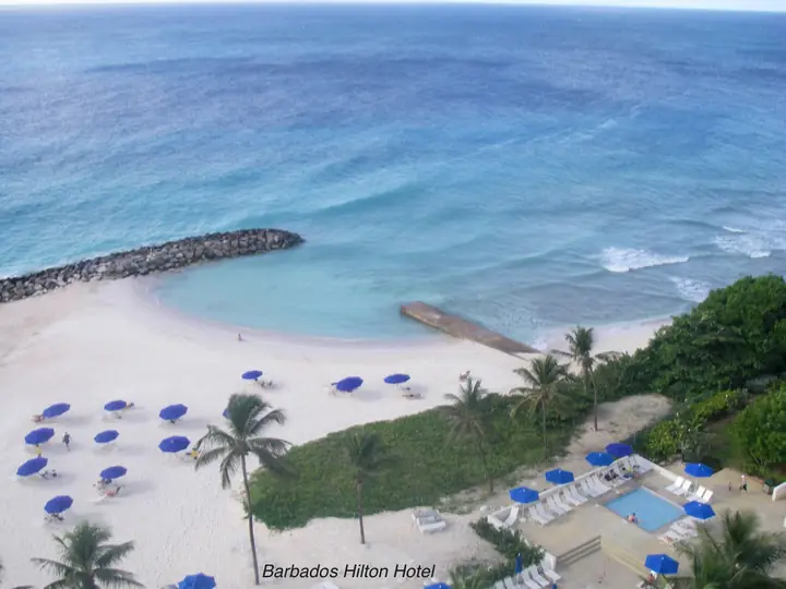 Barbados Hilton Hotel Shoreline