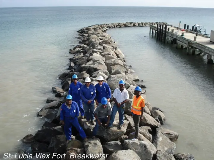 Vieux Fort Breakwater — Vieux Fort, Saint Lucia