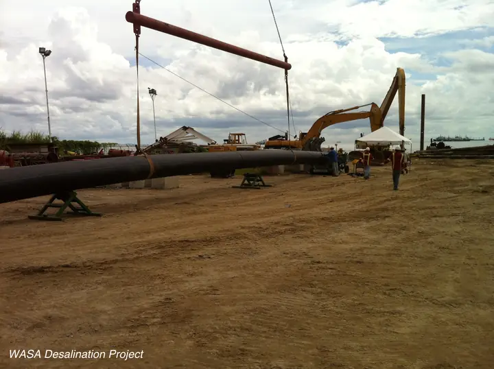 WASA desalination marine works — Trinidad & Tobago