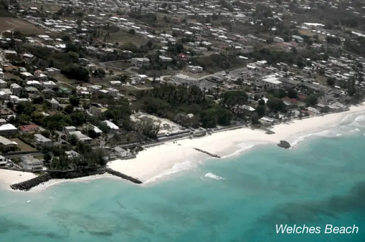 Welches, Barbados — from the air — Barbados